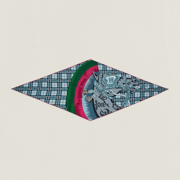 Hermès Cheval Punk Scarf/Losange Cashmere & Silk - Picture 3 of 14